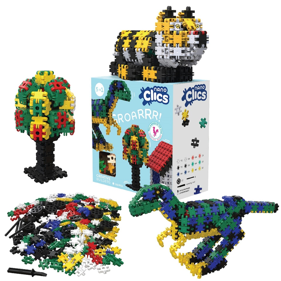 image 1 of Nano Clics Creative Builder 5 in 1 - 500 Pieces