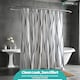image 9 of Geometric Design Polyester Shower Curtain with 12 Hooks - 180x200cm