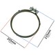 image 2 of SPARES2GO Fan Oven Element 2 Turn for Caple C2230 C2233 C2233BK C2236 Cooker 2000W