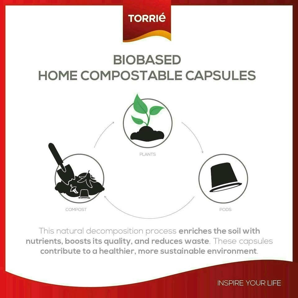 image 1 of Home Compostable - Classic Taste - Nespresso ® Compatible Biodegradable Coffee Capsules (60 Pods)