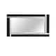 image 2 of Aston Black All Glass Dress Mirror 120 x 80 CM Black