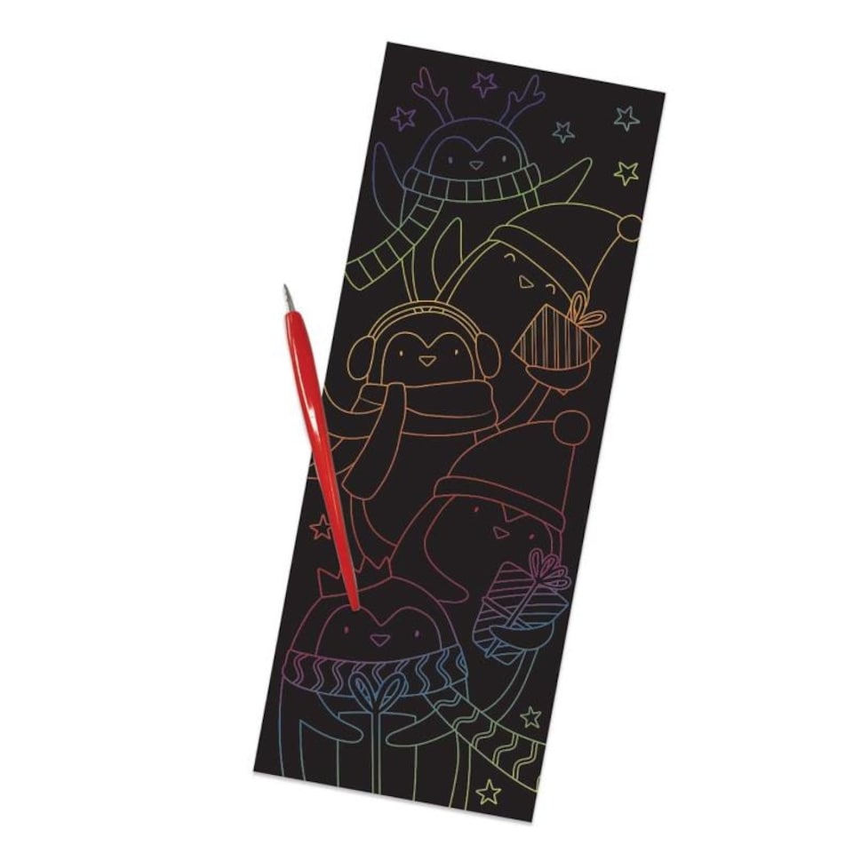 image 1 of Christmas Scraper Rainbow Foil