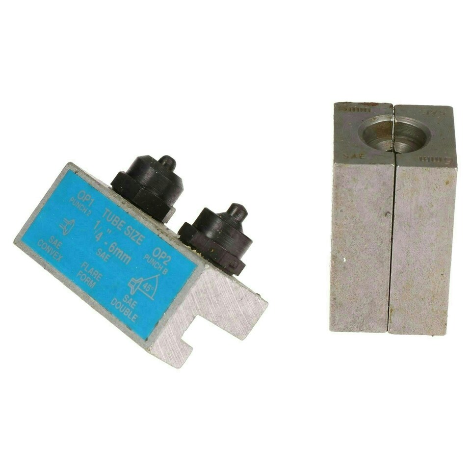 image 1 of 1/4" / 6mm SAE Brake Pipe Flaring Flare Tool Punch And Die Single Or Double