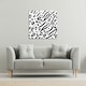 image 2 of Zebra & Leopard Print (Canvas Print) 90 x 90 x 4cm