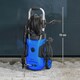 image 7 of Outsunny 1800W Power Washer 150 Bar Pressure 6M Hose and Hose Reel, Blue