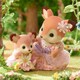 image 7 of Sylvanian Families - Deer Babies Floral Swing Set
