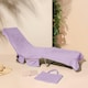 image 2 of OHS Quick Dry Microfibre Spa Bath Beach Chair Cover Towel Bag, 75x215cm - Lilac