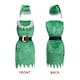 image 4 of Santa Pick Me Up Costume with Green Elf Costume | Multi | S