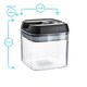 image 3 of Argon Tableware 5pc Food Storage Containers Set - White Airtight Plastic Storage Pantry Food Organiser with Flip Lock Lid 2 Sizes