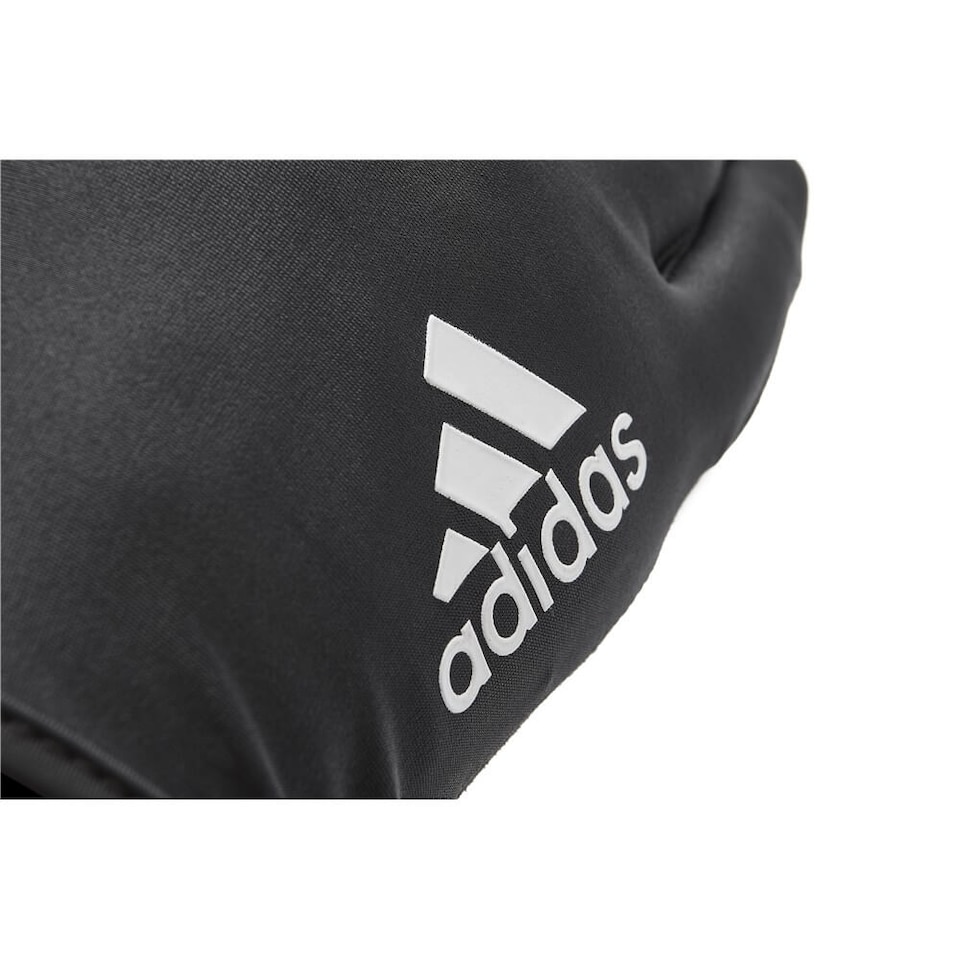 image 1 of Adidas Full-Finger Essential Gloves — Aeroready Suede Palm, White | White | White | S