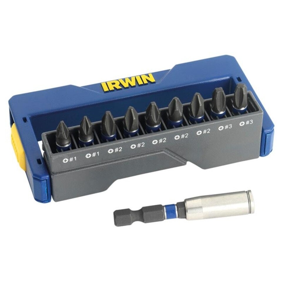 Irwin Phillips Impact Screwdriver Bit Set, 10 Piece - Multi Colour - One Size