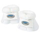 image 1 of Weatherbeeta Fleece Trim Impact Bell Boots - White - Pony