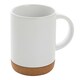 image 1 of XD Collection Cork Ceramic 280ml Mug - White - One Size
