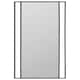 image 2 of The Fenestra - Black Modern Wall and Leaner Mirror 71" X 31" (180 x 80CM) Black