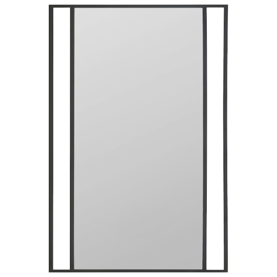 image 1 of The Fenestra - Black Modern Wall and Leaner Mirror 71" X 31" (180 x 80CM) Black