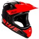 image 1 of AWEBlast BMX/Downhill/Full Face/Enduro Bike Helmet Black Red Large 58-60cm Black | L