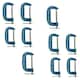 image 1 of 4" / 100mm Heavy Duty G Clamp C C Grip Holder Clasp Vice Clamping 10 Pack