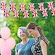 image 5 of Union Jack Flag Party Bunting 10m with 20 Square Flags