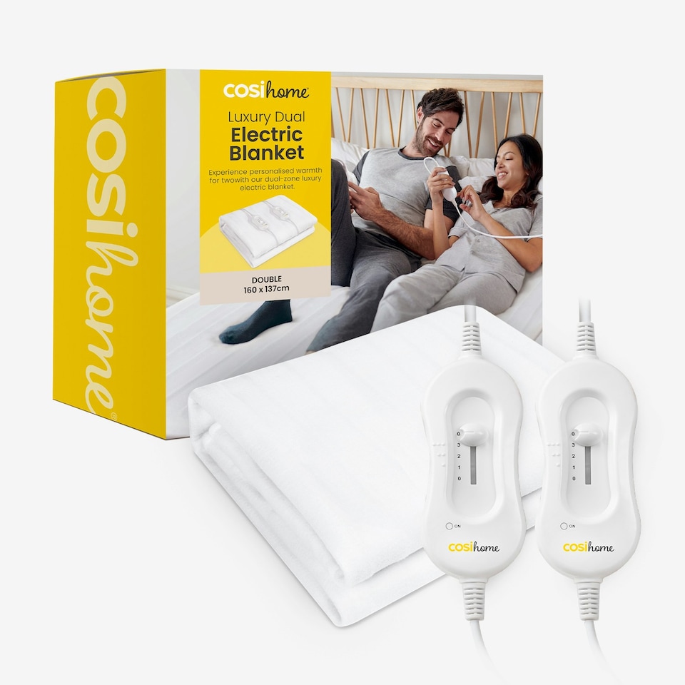 image 1 of Dual Control Electric Blanket - Double Size