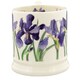 image 5 of Mug: 1 x 300ml Emma Bridgewater Blue Iris Half Pint Mug, Ceramic White