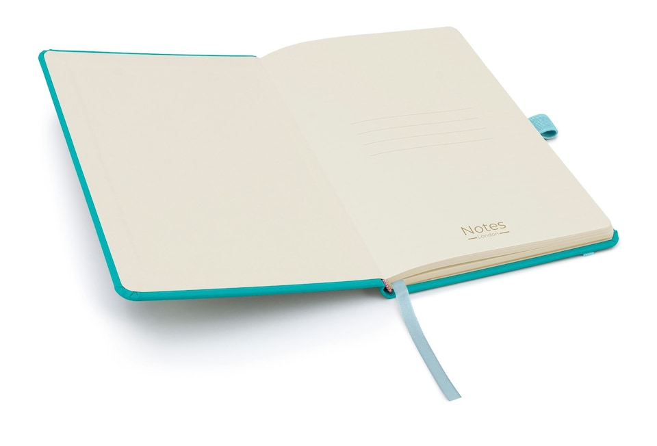 image 1 of Notes London A5 Wilson Lined Page Notebook Teal