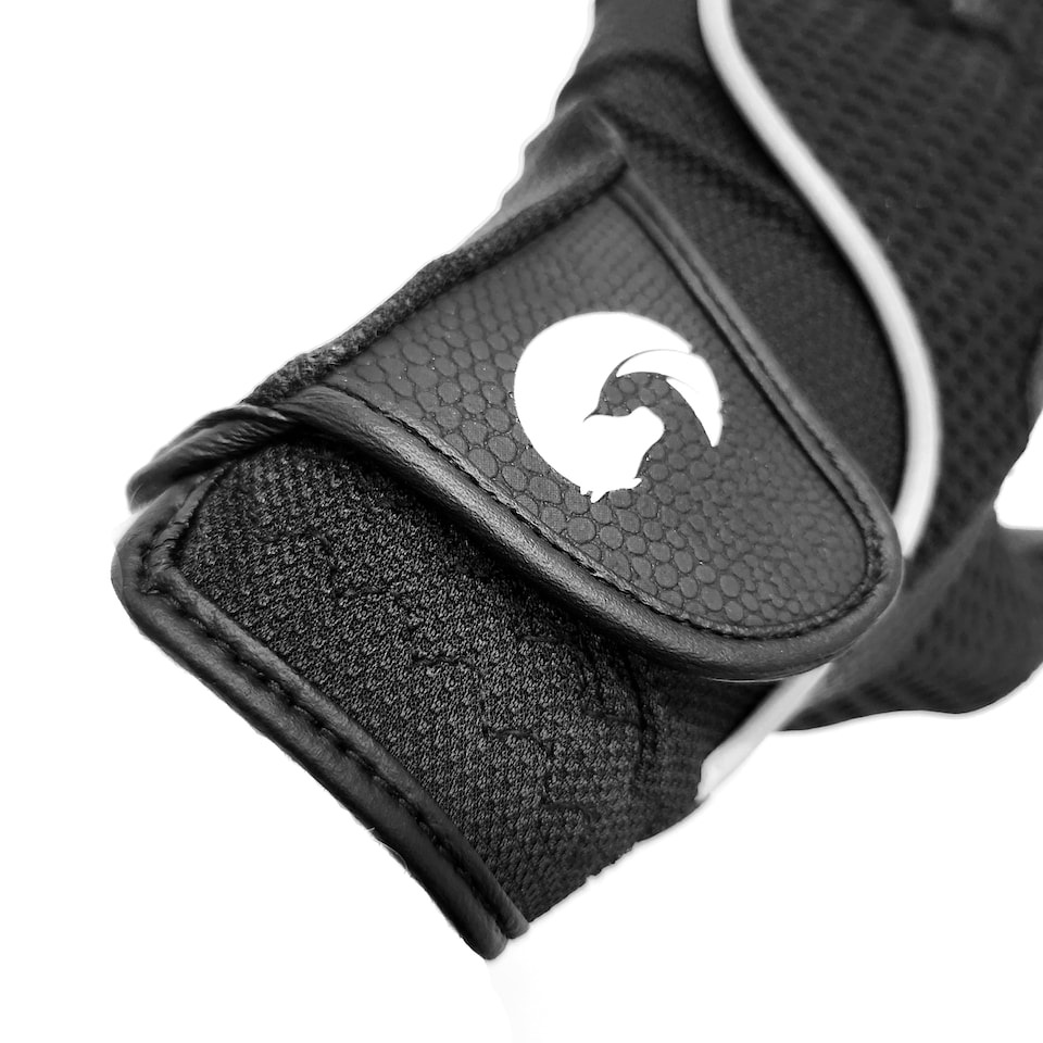 image 1 of Coco Equestrian Black (M) Breathable 3D Mesh Horse Riding Gloves