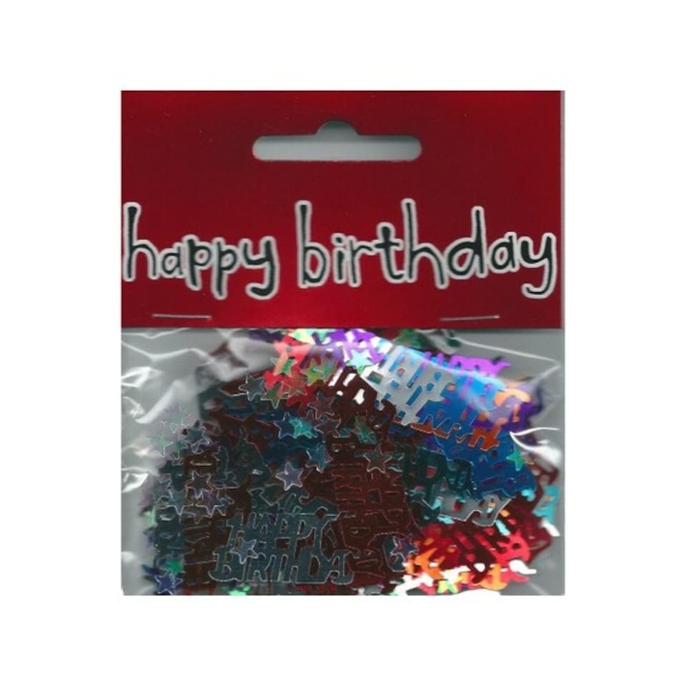 Amscan Happy Birthday Confetti - Multicoloured - One Size