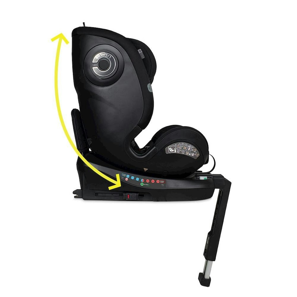image 1 of Cosatto All in All Ultra iSize Car Seat - 360 Rotate Spin All Stage 0-36kg/0-12 Years (Silhouette)
