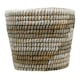 image 2 of Lidi Set Of Three Oval Straw Baskets Multi
