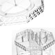 image 4 of Living and Home Transparent Acrylic Rotating Multi-Tiered Makeup Organizer