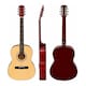 image 1 of 39 Inch Full Size 6 String Steel Strung Acoustic Guitar | Brown