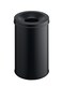 image 1 of Durable Fire Extinguishing Metal Waste Bin | TUV Certified | 30L | Black