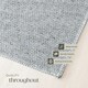 image 5 of Vintage Rug Amara - faded design, machine washable, short pile & non-slip underside Blue | 150 x 80 cm