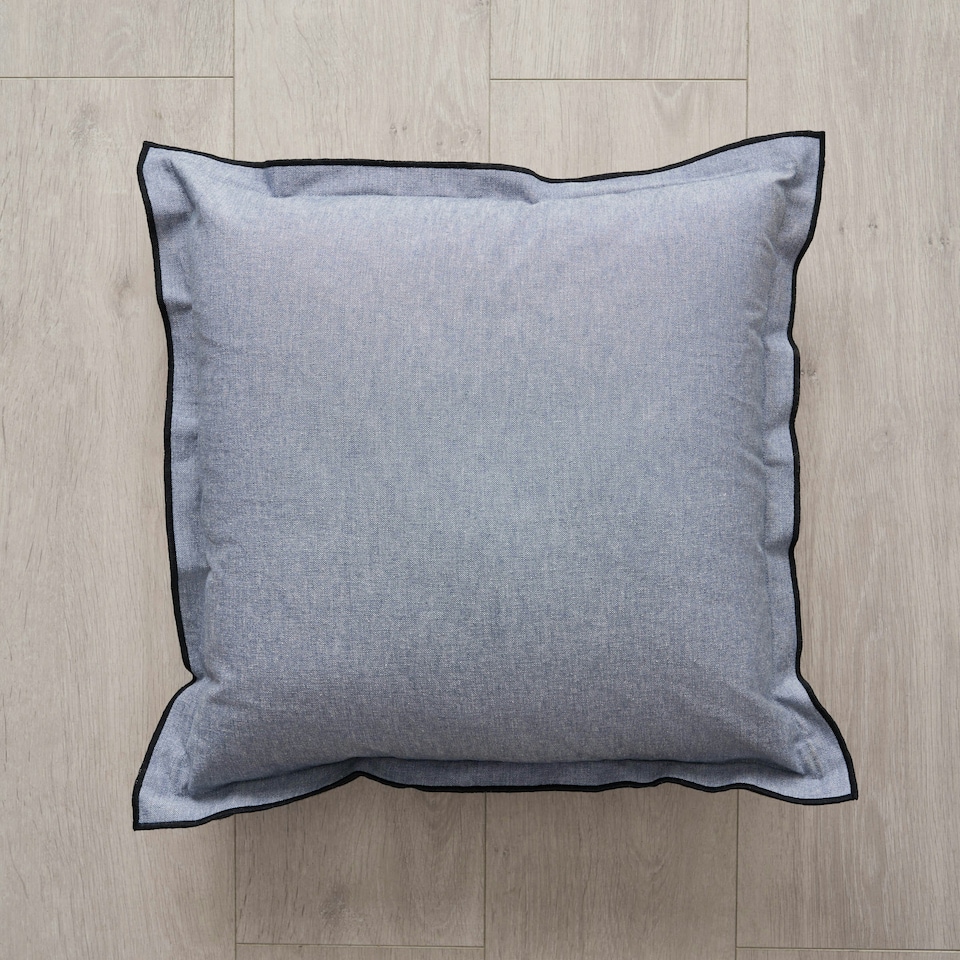 image 1 of BHS Pierre Cushion, Blue Blue | Blue