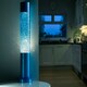 image 1 of Nova Glitter Lamp Blue w/Silver Glitter Blue