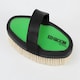 image 4 of Shires Ezi-Groom Body Brush With Goat Hair Pink | Colour: Baby Pink
Size: Large