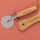 image 3 of Typhoon World Foods Pizza Board & Cutter Set