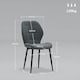 image 3 of HOMCOM Modern Style Kitchen Chairs Set of 4 with Flannel Upholstered