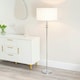 image 2 of ValueLights Marissa Chrome Stacked Ball Freestanding Floor Lamp Base