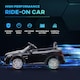image 3 of AIYAPLAY Benz 12V Kids Electric Ride On Car w/ Remote Control, Music, Black