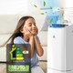 image 5 of HOMCOM 14000 BTU Portable Air Conditioner Unit with Heater, WiFi Smart App