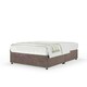 image 1 of Mauve Naples Velvet No Drawer Divan Base Small Double
