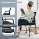 image 4 of COSTWAY 2Pcs Office Chairs Meeting Room Conference Chair Black