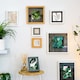 image 6 of Nicola Spring 10 x 10" Photo Frames - White/Ivory Mount - 3D Picture Frame Box Portrait Display Case (53 x 53cm) Set of 5