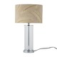 image 1 of Aura - Chrome Table Lamp with Champagne & Gold Leaf Shade Chrome | Gold