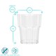 image 3 of Argon Tableware Reusable Plastic Tumblers - 260ml - Pack of 12 | Clear | Clear