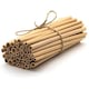 image 3 of Bamboo Drinking Straws with Cleaning Brush 100% Organic Natural Material