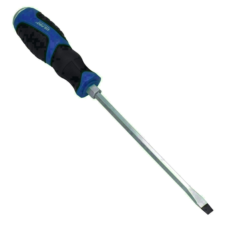 image 1 of Slotted Flat Headed Screwdriver SL6.5 6.5mm x 150mm Magnetic Tip Rubber Grip