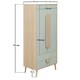 image 7 of Flair Noah 2 Door Wardrobe with 2 Drawers Sage Green & Oak