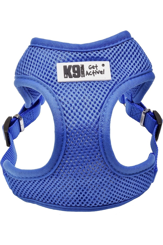 image 1 of K9 Pursuits Hi Tec Mesh Dog Adjustable Harness Blue | Blue | M | 1